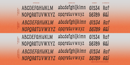 UT Matemija Font Poster 6