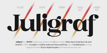 Juligraf Font Poster 11