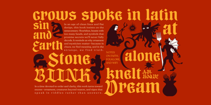 Zaken Manus Font Poster 3