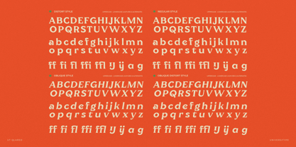 UT Qlared Font Poster 9