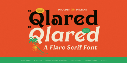 UT Qlared Font Poster 1