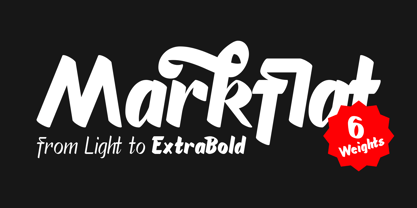 Markflat Font Poster 1