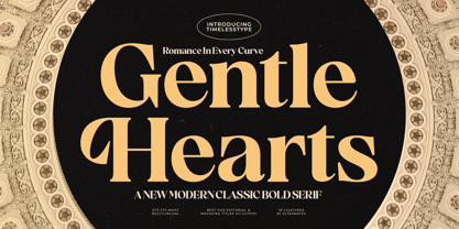 Gentle Hearts Font Poster 1