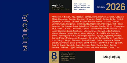Aybrion Font Poster 15