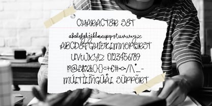 Doodia Note Font Poster 5
