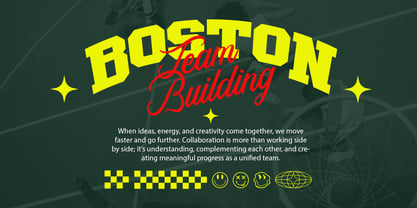 Forge Block Font Poster 3