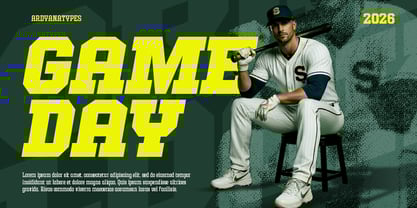 Forge Block Font Poster 2