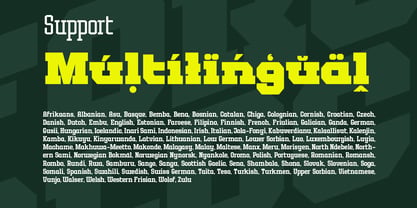 Forge Block Font Poster 8