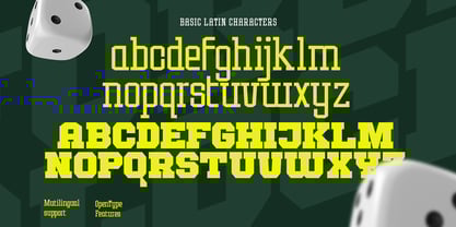 Forge Block Font Poster 7