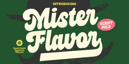 Mister Flavor Font Poster 1