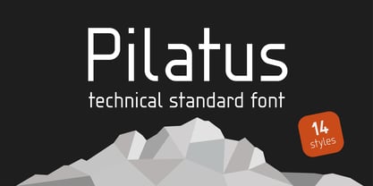 Pilatus Font Poster 1