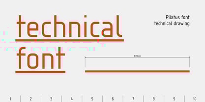 Pilatus Font Poster 7