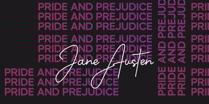 Writer Autograph Font Poster 4