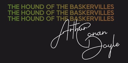 Writer Autograph Font Poster 9