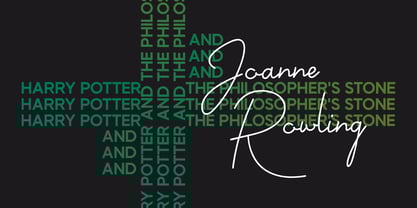 Writer Autograph Font Poster 8