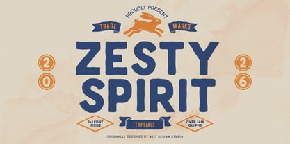 Zesty Spirit High Font Poster 1