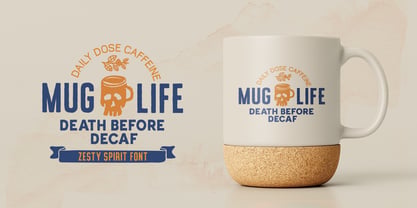 Zesty Spirit High Font Poster 12