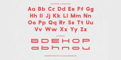 Wideform Font Poster 2