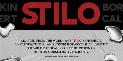 Wideform Font Poster 3