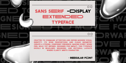 Wideform Font Poster 5
