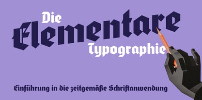 Wimaria Gotisch Font Poster 3
