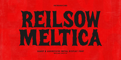 MC Reilsow Meltica Font Poster 1