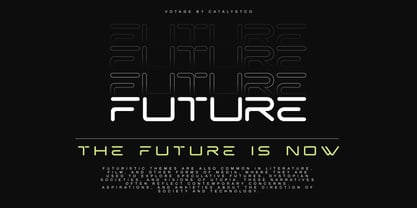 Votage Font Poster 4