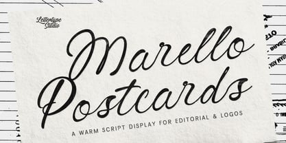 Marello Postcards Font Poster 1
