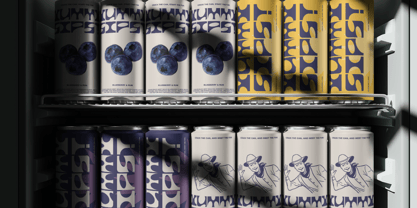 Crash Block Font Poster 2