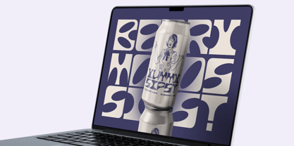 Crash Block Font Poster 8