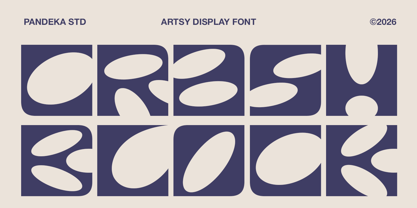 Crash Block Font Poster 1