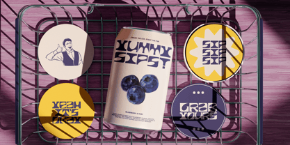 Crash Block Font Poster 6