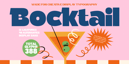 Bocktail Font Poster 1