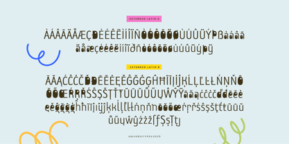 UT Ayonah Font Poster 8