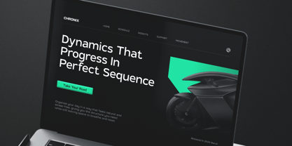 TRT Monexa Font Poster 15