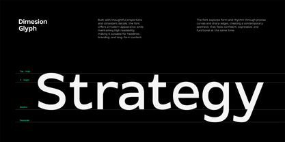 TRT Monexa Font Poster 4