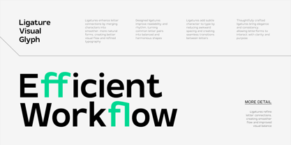 TRT Monexa Font Poster 5