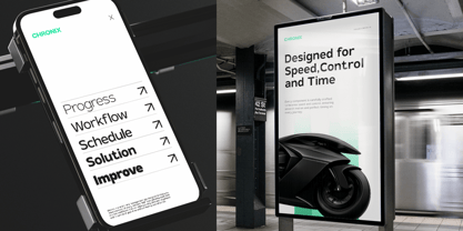 TRT Monexa Font Poster 10