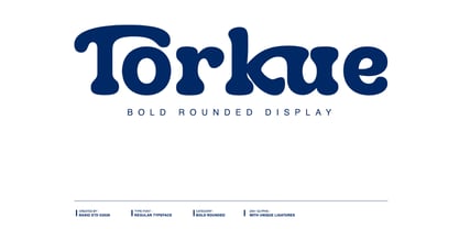 Torkue Font Poster 1