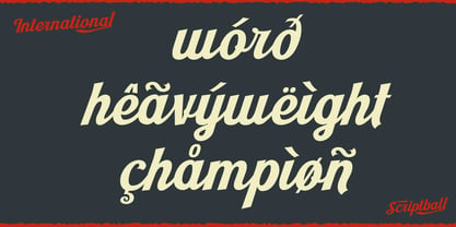 Scriptball Font Poster 5