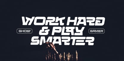 Ghost Gamer Font Poster 4