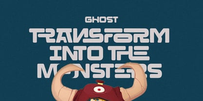 Ghost Gamer Font Poster 7