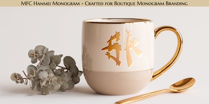 MFC Hanmei Monogram Font Poster 5