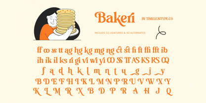 Bakeri Font Poster 8