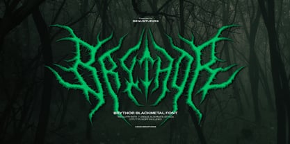 Brythor Font Poster 1
