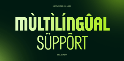 Rimage Font Poster 13