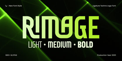 Rimage Font Poster 1