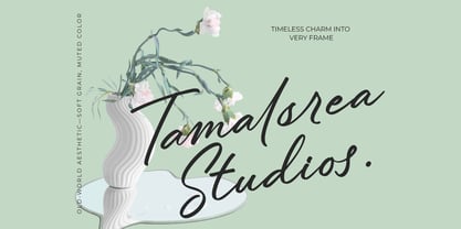 Flowers the Breeze Font Poster 10