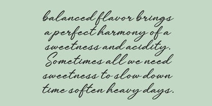 Flowers the Breeze Font Poster 3