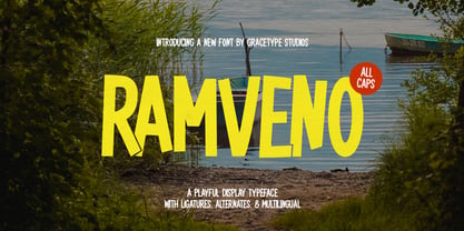 Ramveno Font Poster 1